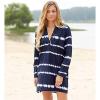 Mud Pie Women’s Laney Sweater Tunic(Blue)