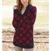 Mud Pie Women’s Laney Sweater Tunic(Burgundy)