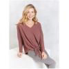 Mud Pie Women’s Laney Sweater Tunic(Mauve)
