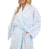 Mud Pie Women’s Long Sleeve Robe
