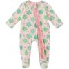 Mud Pie Baby Girls Bamboo Sleeper(Pink Turtle)