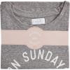 Mud Pie Women’s Bowen Graphic Tee Gray -Sm(Gray)