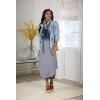 Mud Pie Women’s Midi Dress(Blue)