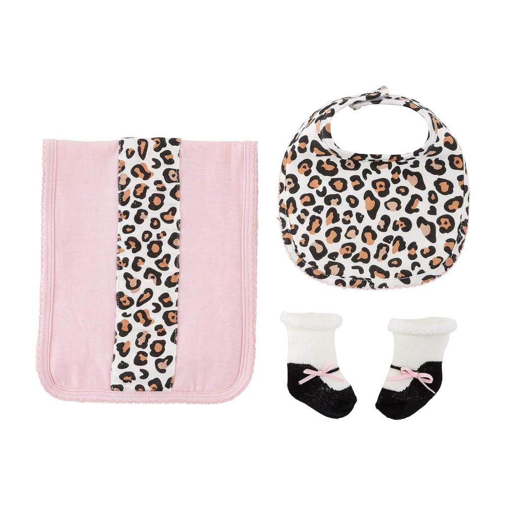 image:imageLeopard Burp BIB and Sock Set