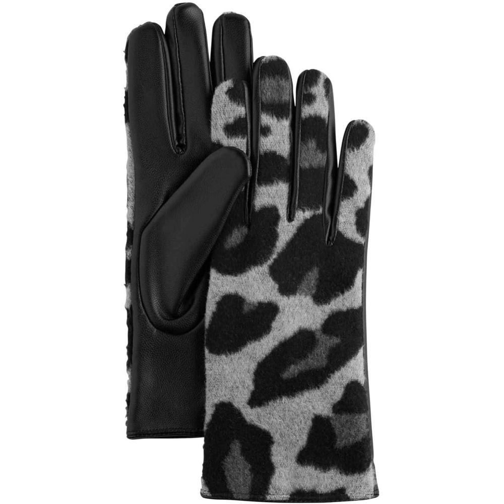 image:imageMud Pie Womens Leopard Glove Gray One Size Fits Most