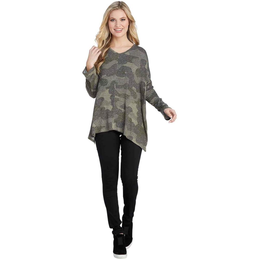 image:imageMud Pie Womens Long SleeveGreen Leopard