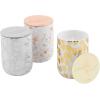 Mud Pie Small Metallic Candle Silver, 4″” x 2.75″” Dia