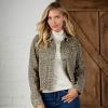 Mud Pie Women’s Colton Denim Jacket(Brown)