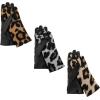 Mud Pie Women’s Leopard Glove Brown, One Size Fits Most
