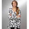 Mud Pie Women’s Long Sleeve(Gray Leopard)