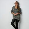Mud Pie Women’s Long Sleeve(Green Leopard)