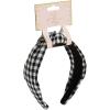 Mud Pie Women’s Patterned Knotted Headband(Black)
