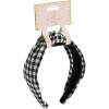 Mud Pie Women’s Patterned Knotted Headband(Black)