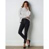 Mud Pie Women’s Wells Button Fly Jeans(Black)