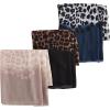 Mud Pie womens Dip Dye Leopard ScarfDIP DYE LEOPARD SCARF(Blue)