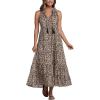 Mud Pie Baby Girls’ Eason Maxi Dress(Leopard)