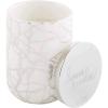 Mud Pie Small Metallic Candle Silver, 4″” x 2.75″” Dia