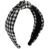 Mud Pie Women’s Patterned Knotted Headband(Black)