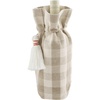 Mud Pie Thanksgiving Wine Bag, Buffalo Check