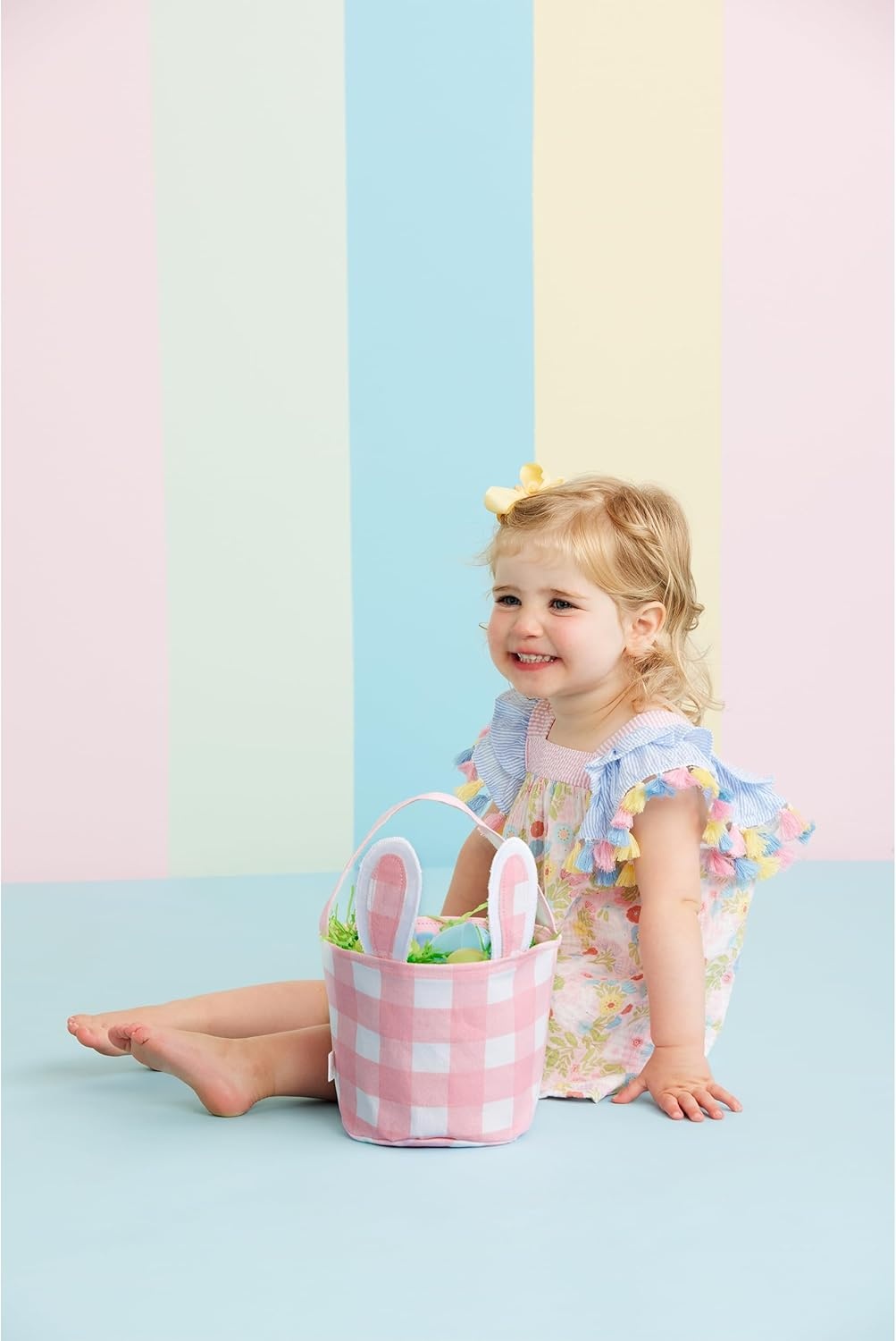 image:imageMud Pie Baby Girls Mud Pie Tassel Gauze Bunny DressMulti