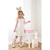 Mud Pie Baby Girls’ Mud Pie Bunny Check Tshirt Dress(Pink)
