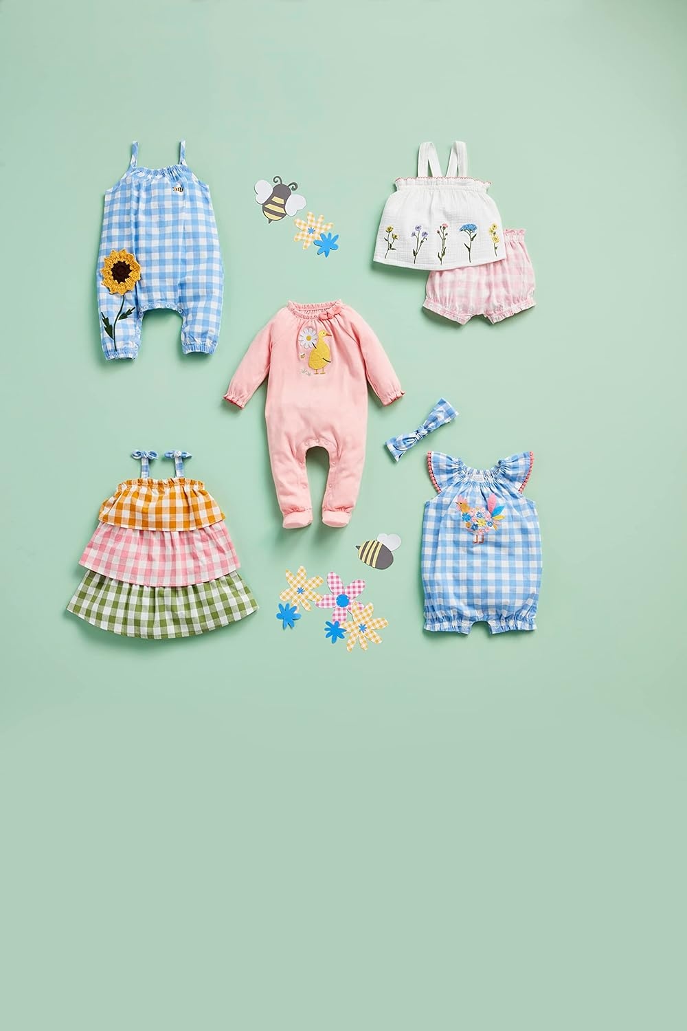 image:imageMud Pie Baby Girls Mud Pie Kids Check DressMulti