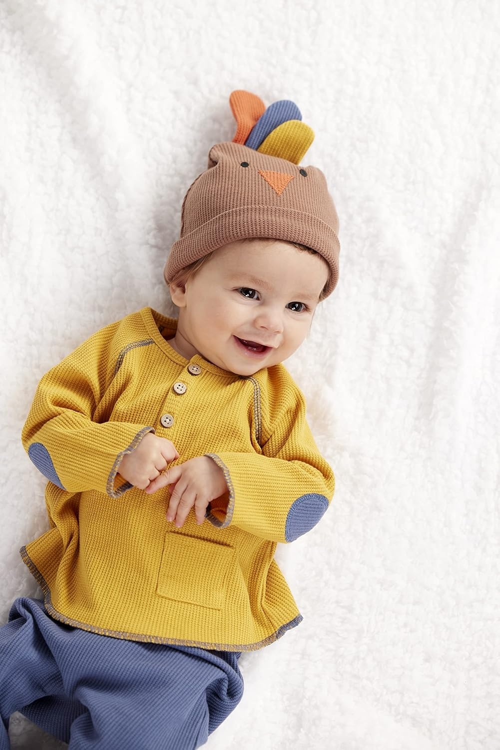 image:imageMud Pie Boys Mud Pie Boys Truck Smocked TeeBlueMustard