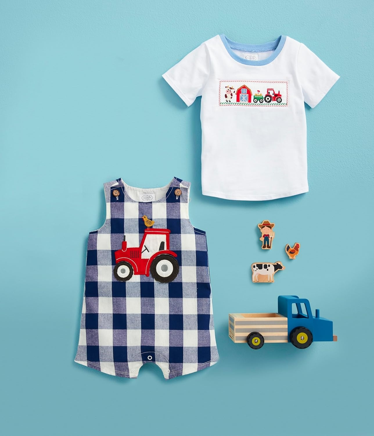 image:imageMud Pie Boys Mud Pie Boys Truck Smocked TeeFarm