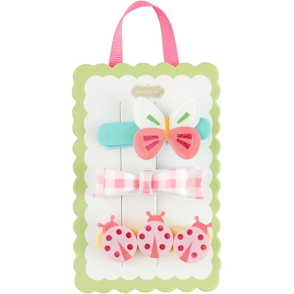 image:imageMud Pie Childrens Ladybug Spring Hairclips
