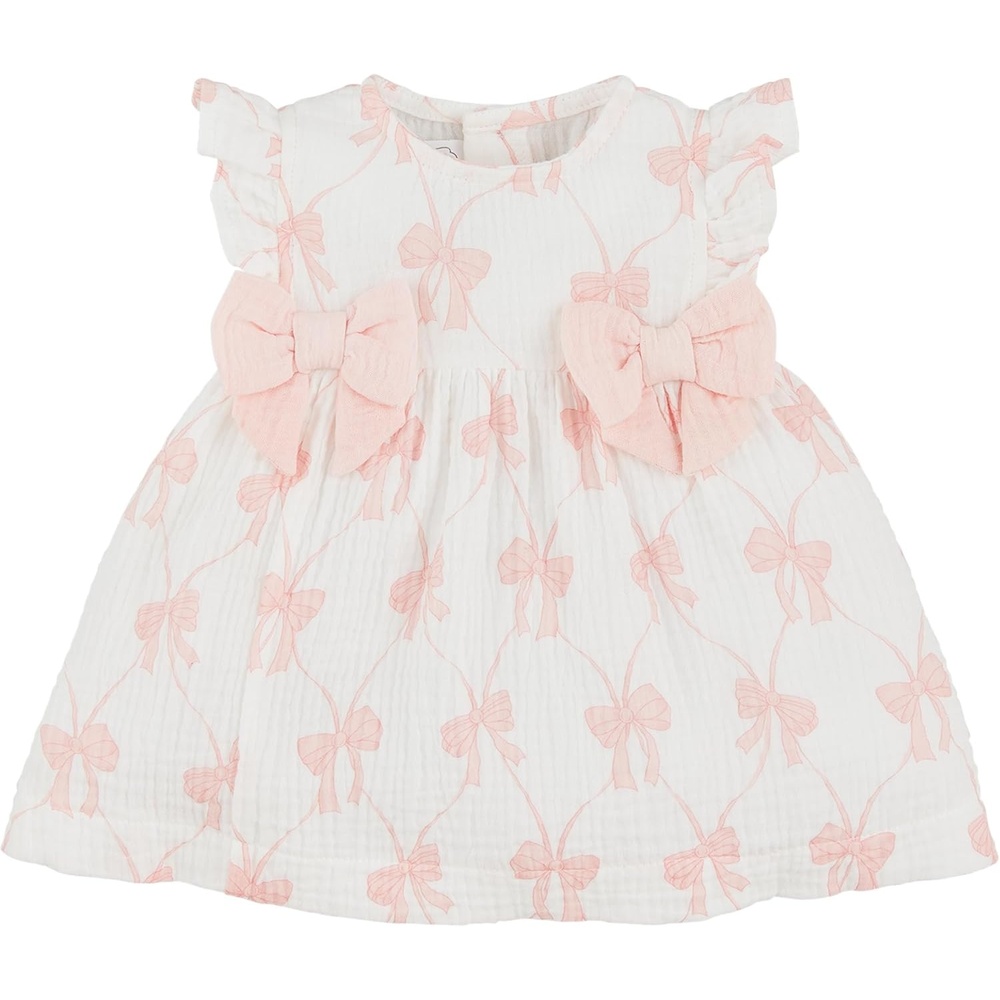 image:imageMud Pie Girls Mud Pie Baby Bow Baby DressPrinted
