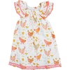 Mud Pie Girls’ Mud Pie Baby Girl Chicken Dress;(Chicken)