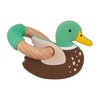 Mud Pie Kids Mallard Ring Silicone Teethers; Approx 3″ X 4″