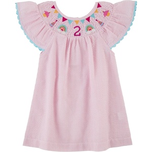Mud Pie Girls’ Mud Pie Baby Girl Chicken Dress;(Pink)