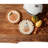 Mud Pie Felt Pumpkin Trivet; 8″ dia