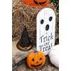 Mud Pie Ghost Wood Led Door Hanger