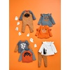 Mud Pie Girls Girls’ Orange Halloween Tunic(Orange)