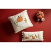 Mud Pie Square Scallop Pumpkin Pillows, 20″ x 20″, Multi