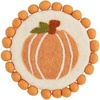 Mud Pie Felt Pumpkin Trivet; 8″ dia
