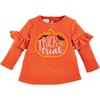 Mud Pie Girls Girls’ Orange Halloween Tunic(Orange)