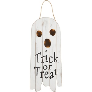 Mud Pie Ghost Wood Led Door Hanger