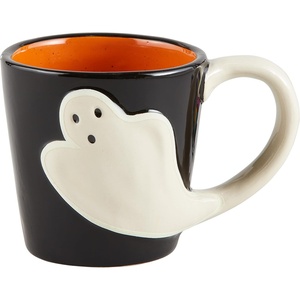 Mud Pie Glow In The Dark Mug, Ghost, 16oz(Ghost)