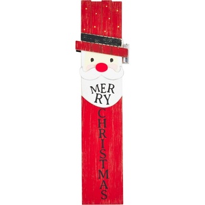 Mud Pie Light Up Holiday Reversible Sign, Halloween/Christmas, 29″ x 6″,Orange