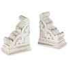 Mud Pie Corbel Bookend, White, One Piece